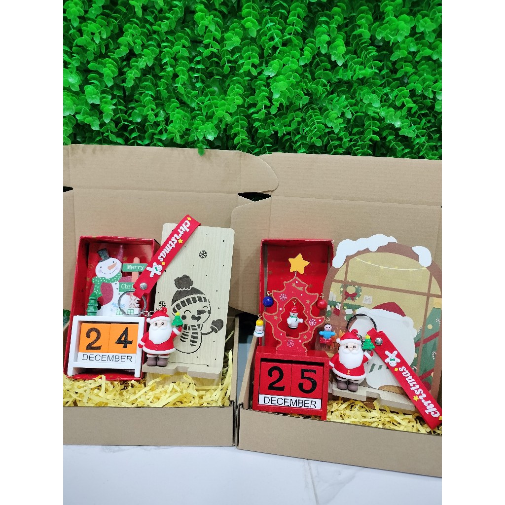 Sét Hộp Quà Giáng Sinh Noel Đơn Giản Tinh Tế Ý Nghĩa