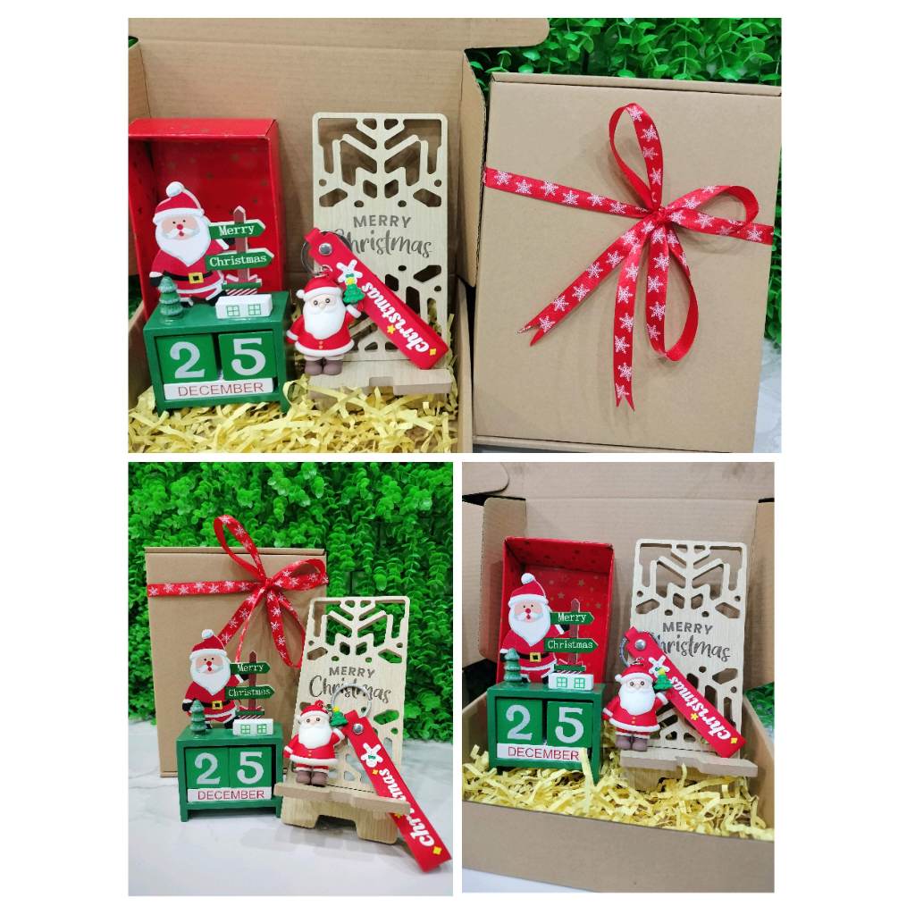Sét Hộp Quà Giáng Sinh Noel Đơn Giản Tinh Tế Ý Nghĩa