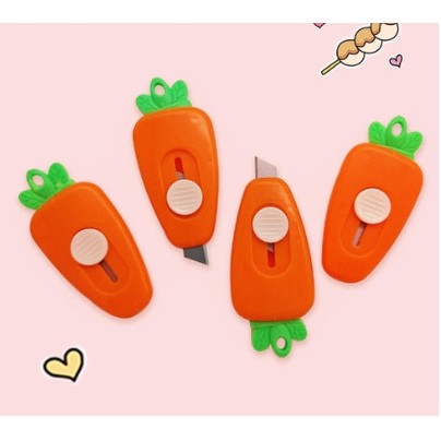 Dao dọc giấy mini Cà rốt , móc khoá tiện lợi