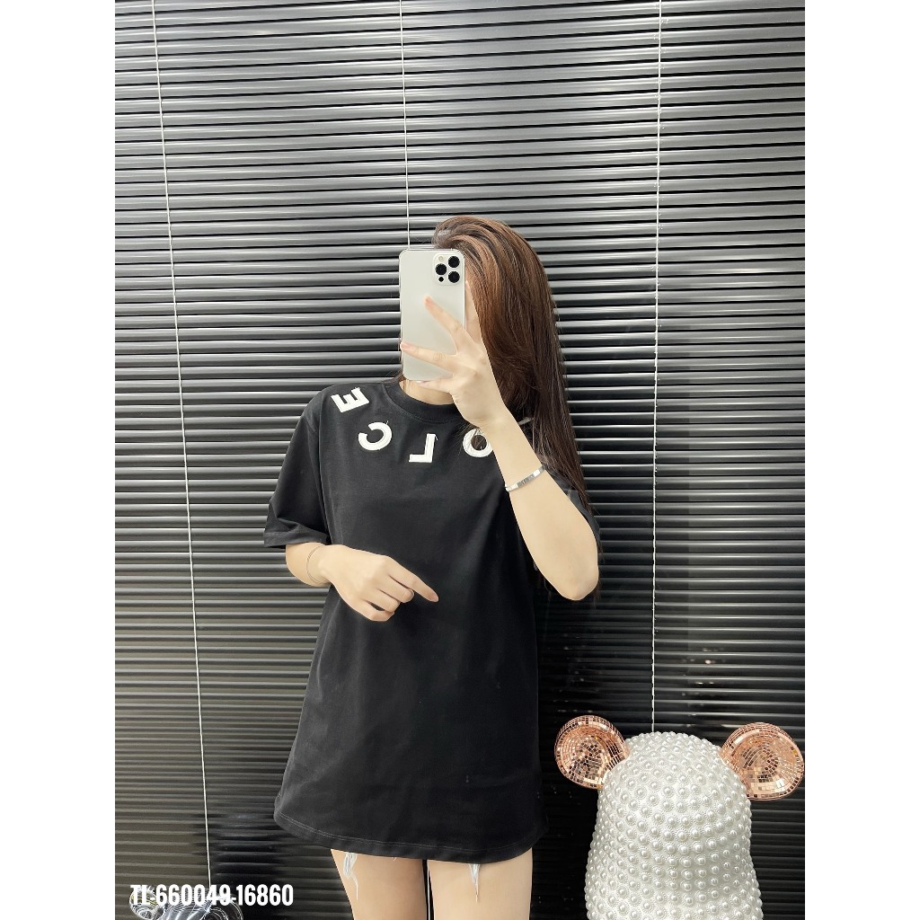 🔥Hot🔥Áo thun DG thêu chữ da thiết kế hot trend Nam nữ New 2024