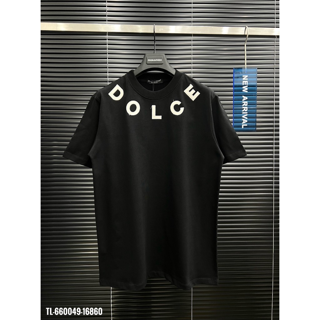 🔥Hot🔥Áo thun DG thêu chữ da thiết kế hot trend Nam nữ New 2024