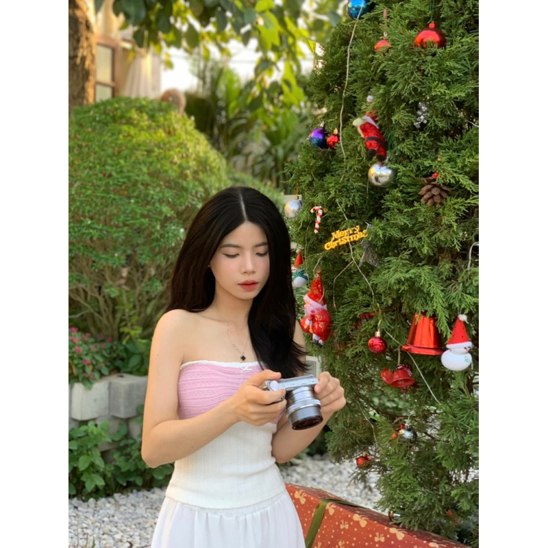 𝐒𝐭𝐫𝐚𝐰𝐛𝐞𝐫𝐫𝐲 𝐓𝐨𝐩 | áo ống cúp ngực by Annieroomfit