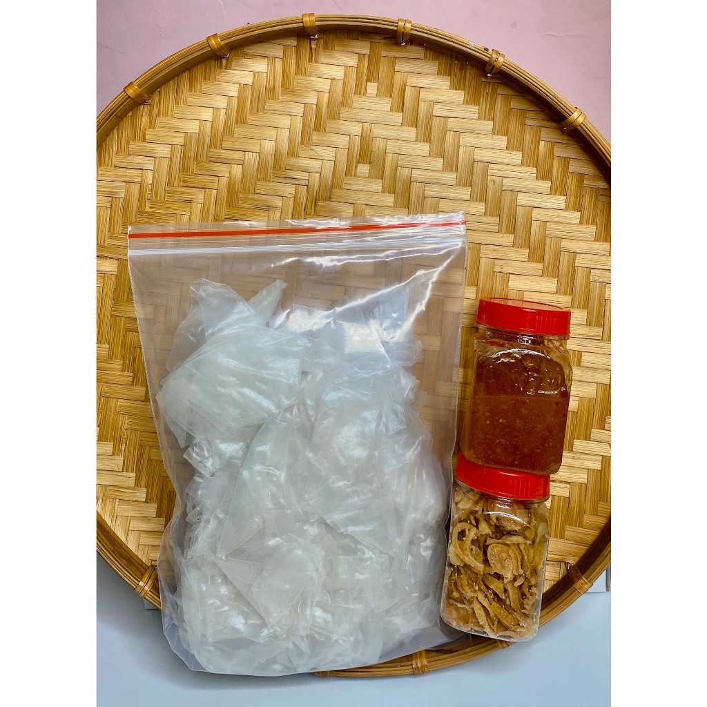 Combo bánh tráng phơi sương muối béo siêu hot Tini food house