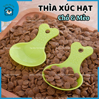 Thìa muỗng xúc hạt thức ăn khô cho thú cưng chó mèo nhỏ gọn tiện dụng