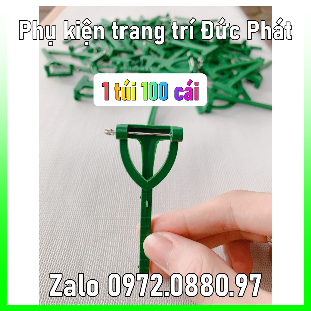 Túi 100 ghim cài áo chú rể bằng nhựa
