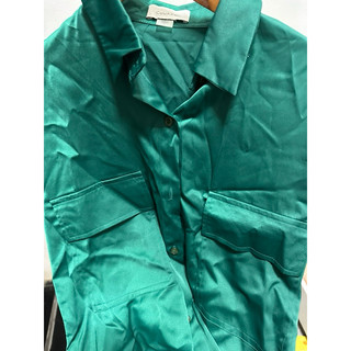 Váy lụa xanh hàng vnxk new đã cắt tag
