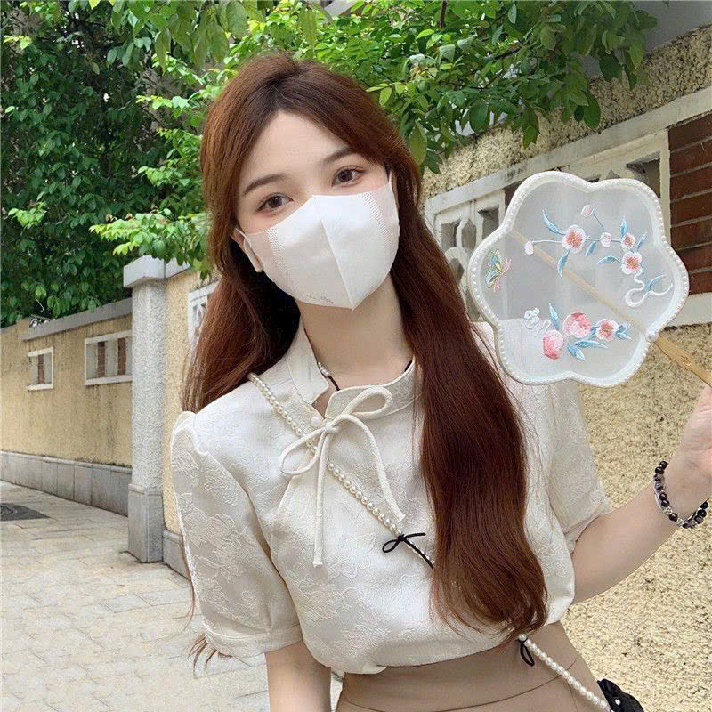 🛍Đầm váy nữ 🛍Set váy ngắn áo cổ tàu thêu hoa nổi kèm phụ kiện,Set váy tay ngắn kèm phụ kiện,Set xinh màu vintage dễ thưn