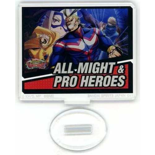 Standee nhân vật My Hero Academia - Bandai Spirits - Ichiban Kuji Ultra Impact Acrylic Stand - All Might & Pro Heroes