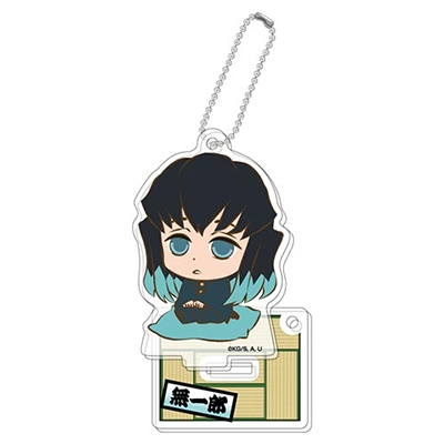 Standee mô hình nhân vật Kimetsu no Yaiba Bandai Spirits PuchiZabu Stand Mini Acrylic Keychain A - Muichiro Tokito
