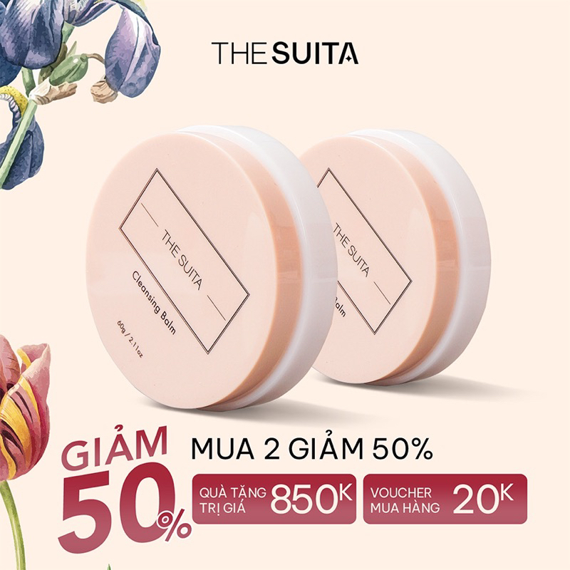 Sáp Rửa Mặt Tẩy Trang The Suita - NHẬT BẢN Cleansing Balm 60g