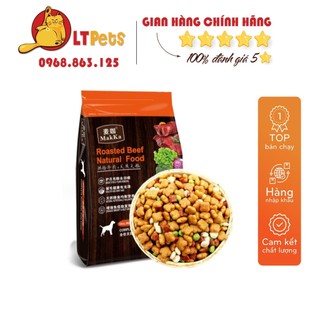 Hạt thức ăn cho chó Makka túi 2.5kg (bò, rau củ, sữa dê, yến mạch)