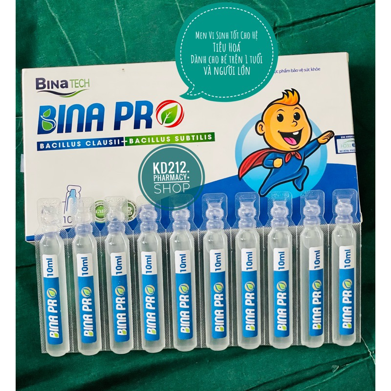 Men Vi Sinh BINA PRO H/20 ống