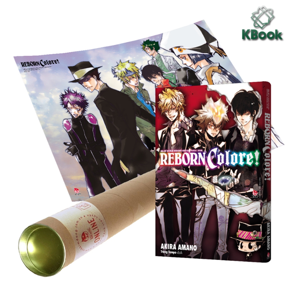 Truyện Tranh - Gia Sư Hitman Reborn! Official Visual Book: Reborn Colore! - Tặng Kèm Sticker