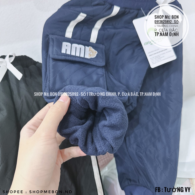 Quần lót nỉ Anminaza cho bé trai bé gái