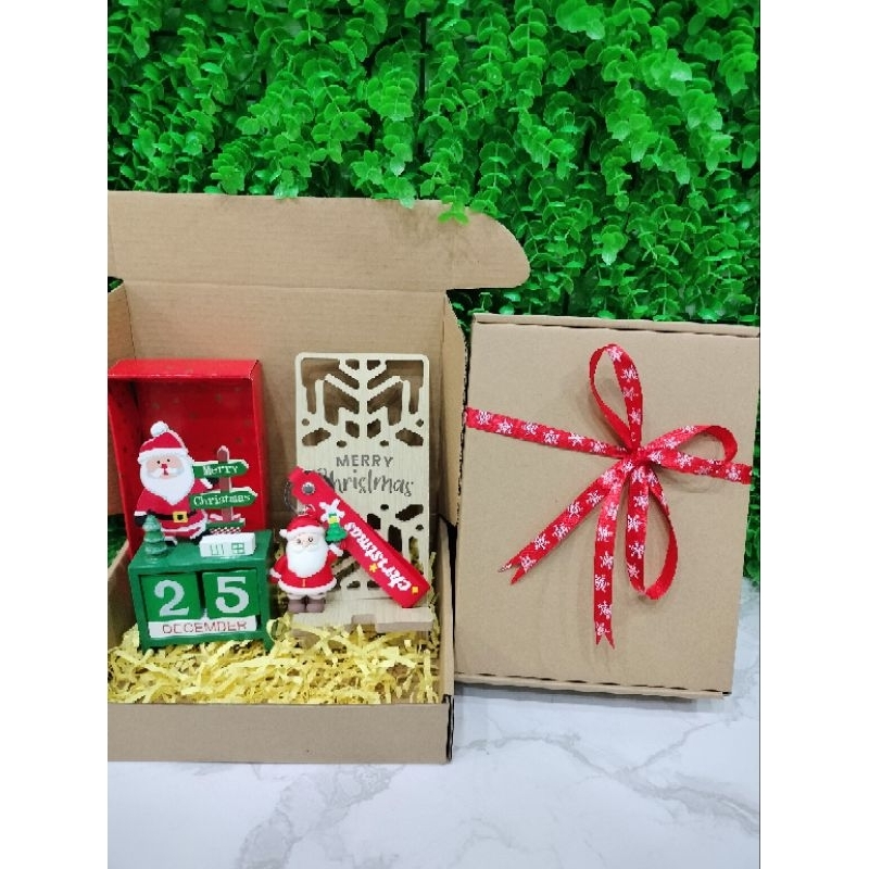 Sét Hộp Quà Giáng Sinh Noel Đơn Giản Tinh Tế Ý Nghĩa