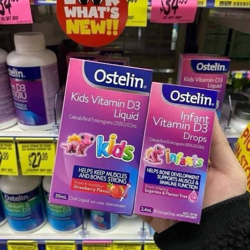 OSTELIN KIDS VITAMIN D3 LIQUID