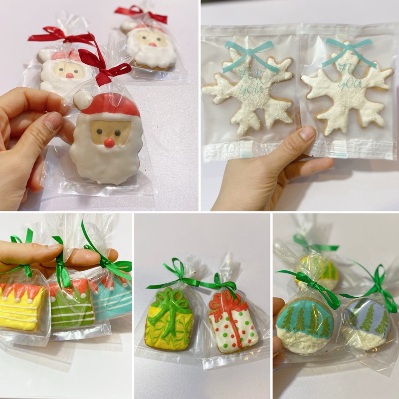 Bánh quy gừng Noen nhiều màu sắc, quà tặng Noel
