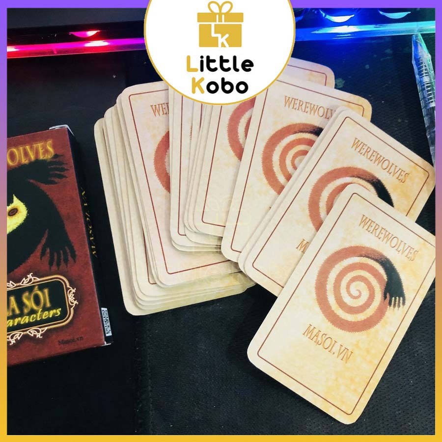 Bài Ma Sói Werewolves Characters Việt Hóa Boardgame 20 Lá Chất Giấy Dày Đồ Chơi Trí Tuệ Trẻ Em Nhóm Bạn