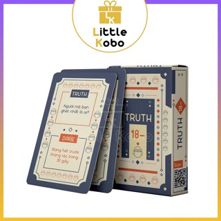   Truth Or Dare 18-  Bộ Bài Drinking Game Thật Hay Thách 50 Lá Lói Lèm Nói Hay Làm Bài Uống Boardgame 