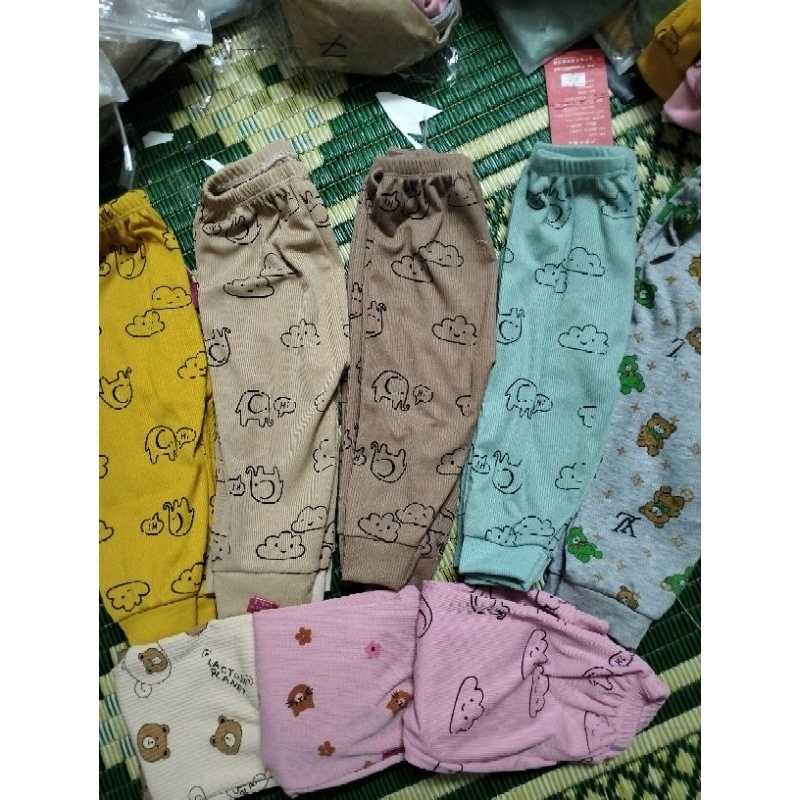 Combo 5 quần thu đông chất Len tăm mềm co giãn tốt cho bé trai gái 4/16kg