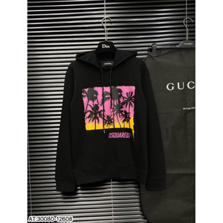  Áo Hoodie Nam DSQ Chất Liệu Nỉ Bông phong cách trẻ trung form chuẩn 