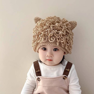 MŨ LEN XÙ TRẺ EM TAI GẤU CHO BÉ TRAI VÀ BÉ GÁI 1-10 TUỔI