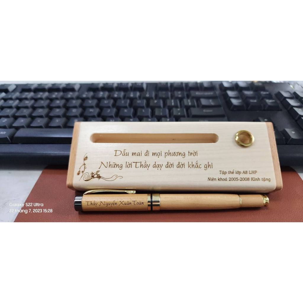 - Bộ Bút Ký Khắc Tên, Logo, Lời Chúc Làm Quà Tặng Ý Nghĩa - Free Khắc Theo Yêu Cầu