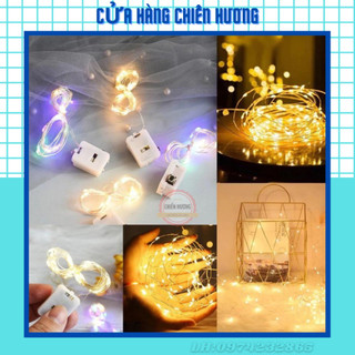 Dây đèn led fairylight đom đóm - 1m/2m/3 chế độ nhấp nháy