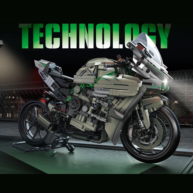 Ca Qua Sa Ki H2R Pan Lót 672103 Mô Hình Xe Technic Tỷ Lệ 1:5 Đồ Chơi Lắp Ráp 1968pcs Sieuthidochoitritue