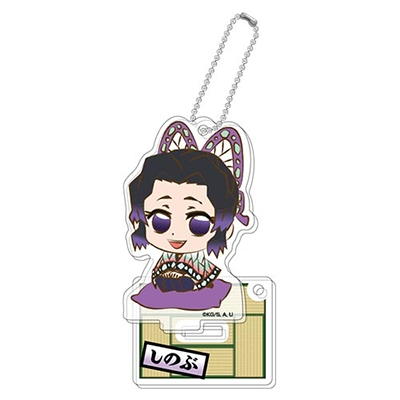 Standee mô hình nhân vật Kimetsu no Yaiba Bandai Spirits PuchiZabu Stand Mini Acrylic Keychain B - Shinobu Kocho