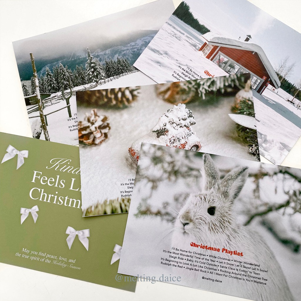 Daice ||  ‘christmas card’ - thiệp và postcard trang trí giáng sinh/noel