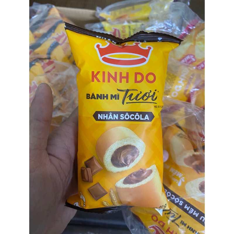 Bánh mì tươi kinh đô vị socola gói 40g