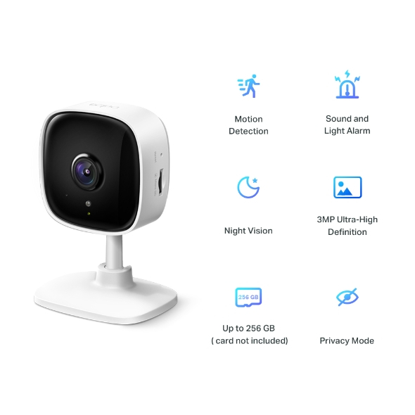 Camera Wifi TP-Link Tapo C120 4MP 2K+ | C110 3MP 2K | C100 2MP FHD | TC60 2MP FHD - Đàm Thoại 2 Chiều - Giám Sát An Ninh