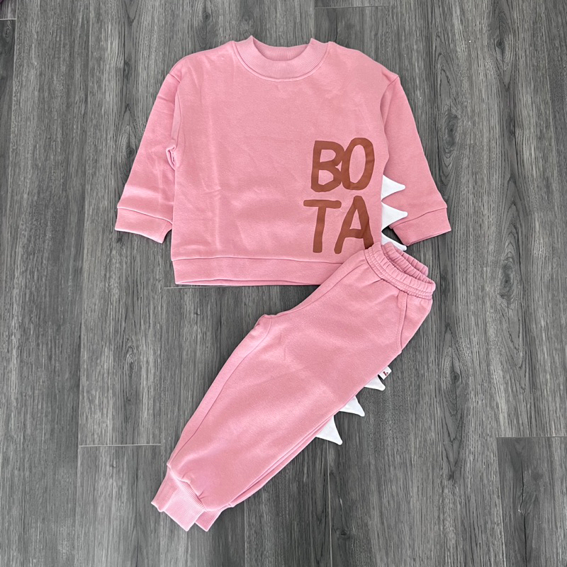 Bộ nỉ bông ấm xuất Hàn cho bé trai/ bé gái 90-130