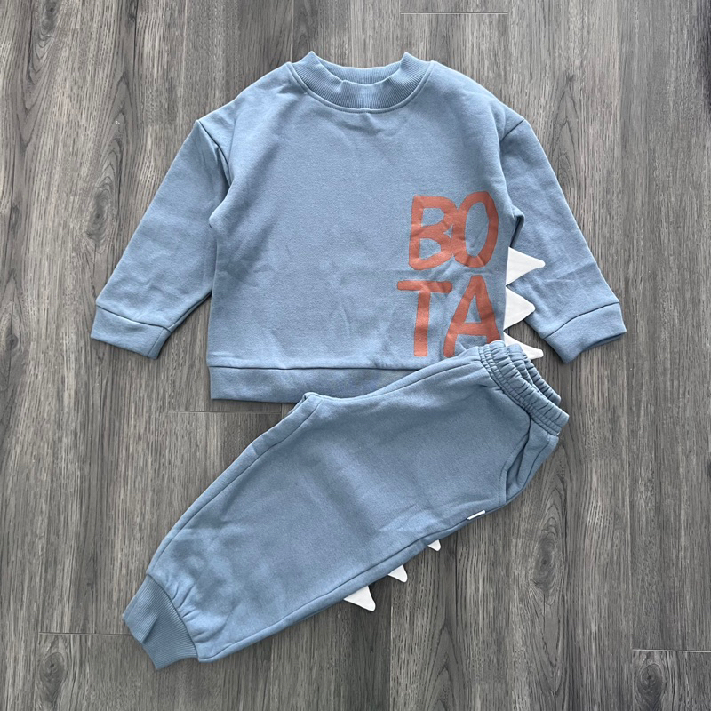 Bộ nỉ bông ấm xuất Hàn cho bé trai/ bé gái 90-130