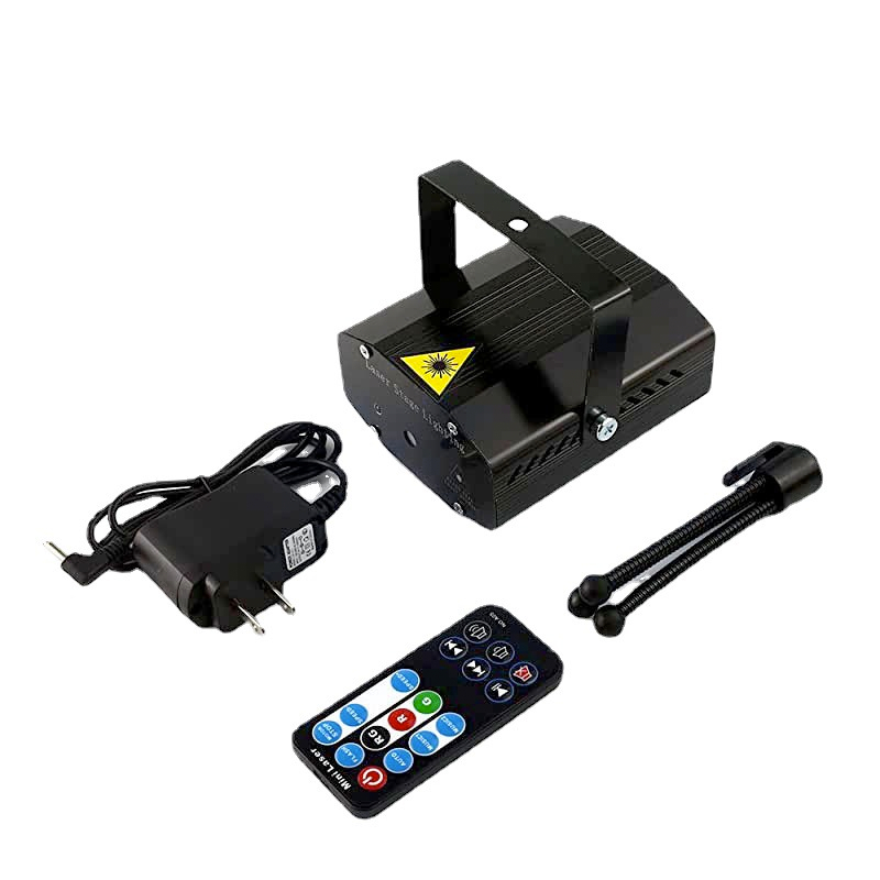 Đèn laser trang trí sân khấu phòng bay, phòng hát karaoke và party - Tự động nháy theo nhạc - Nhiều hiệu ứng màu sắc