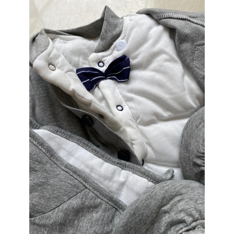 Body ủ tháo rời được mũ và bao chân dày lót nỉ bông mềm mịn cho bé trai bé gái gái Hàng Quảng Châu cao cấp loại 1