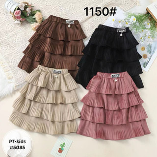 Chân Váy Nhung Xếp Ly 4 tầng hàng Quảng Châu cao cấp