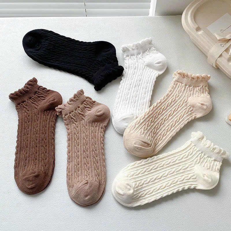 Sét 5 đôi tất nữ tiểu thư xinh xắn