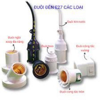 Đuôi đèn led e27 chống nước giá siêu rẻ