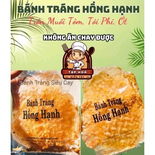 10 Bịch Bánh Tráng Trộn Hồng Hạnh Các Loại