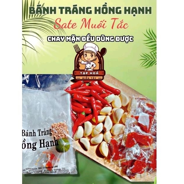 10 Bịch Bánh Tráng Trộn Hồng Hạnh Các Loại