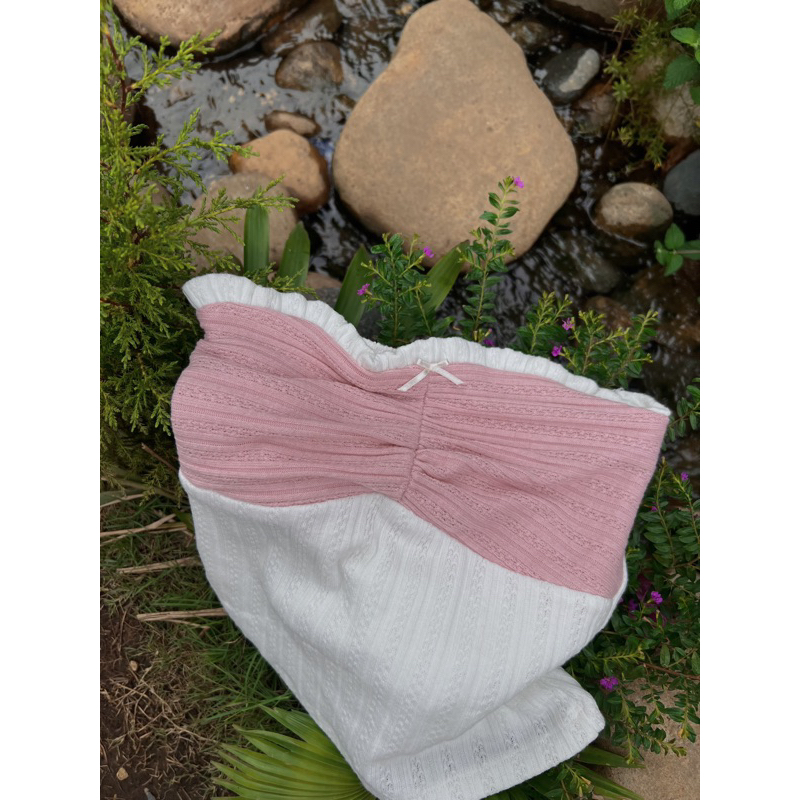 𝐒𝐭𝐫𝐚𝐰𝐛𝐞𝐫𝐫𝐲 𝐓𝐨𝐩 | áo ống cúp ngực by Annieroomfit