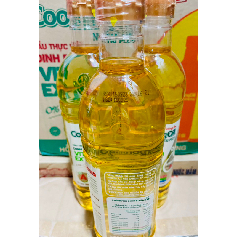Dầu thực vật Tường An Cooking Oil/Nutri Plus chai