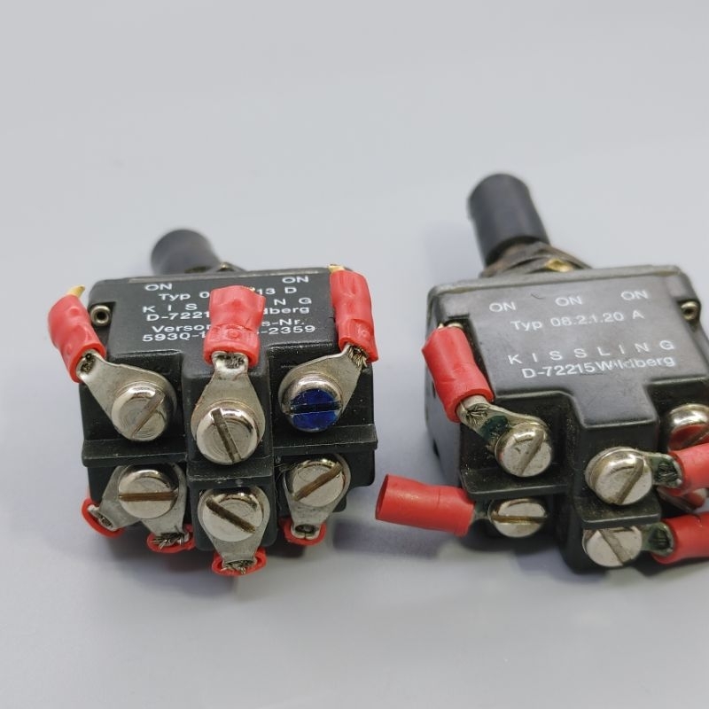 Công tắc gạt 6 chân tháo máy, 2 chế độ và 3 chế độ