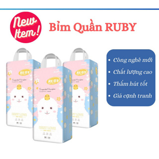 COMBO 50 Tã Bỉm quần RUBY xuất Nhật đủ size M L XL XXL XXXL 4xl