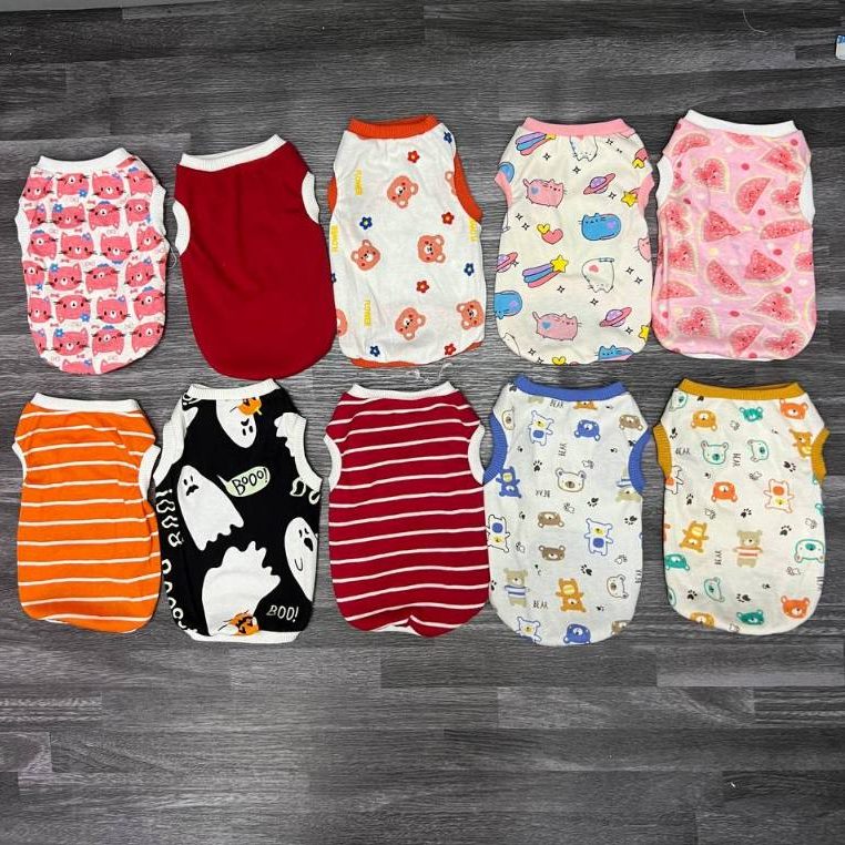 Áo thun mềm mại cho thú cưng size S-2XL