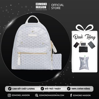 Balo Cặp Edmond Masion Monogram Madrid Kèm Ví Nhỏ Card Holder EDM
