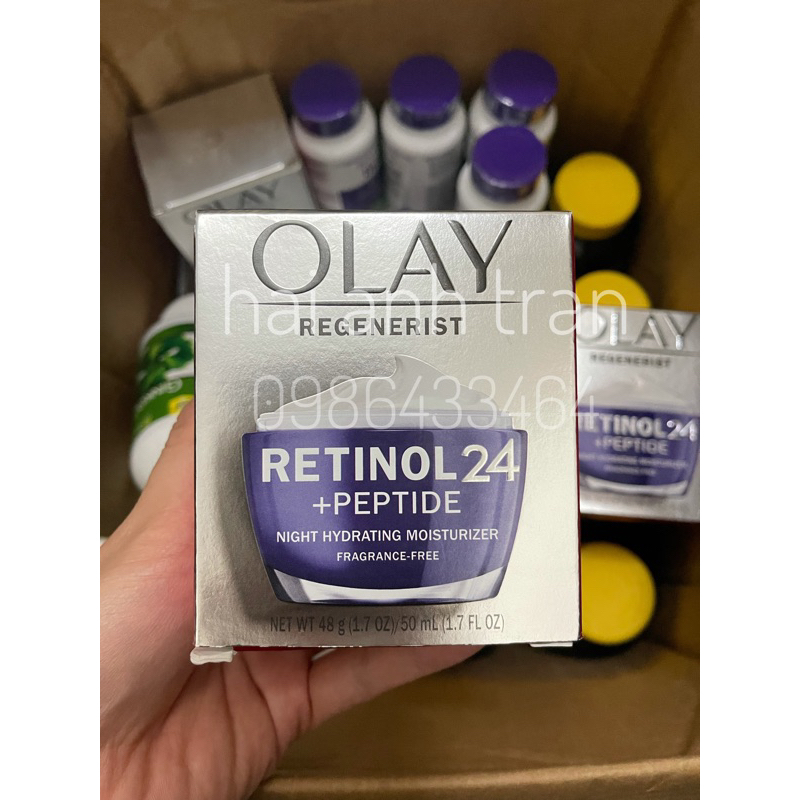 [Hàng Mỹ] Kem dưỡng da Olay Retinol 24 + Peptide
