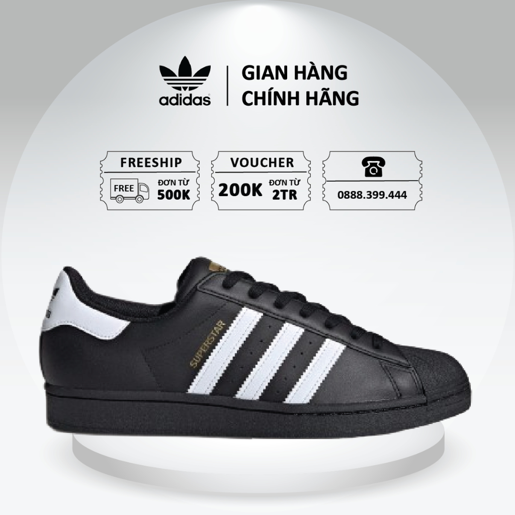 [ CHÍNH HÃNG ] Giày Adidas Superstar 'Core Black White' EG4959